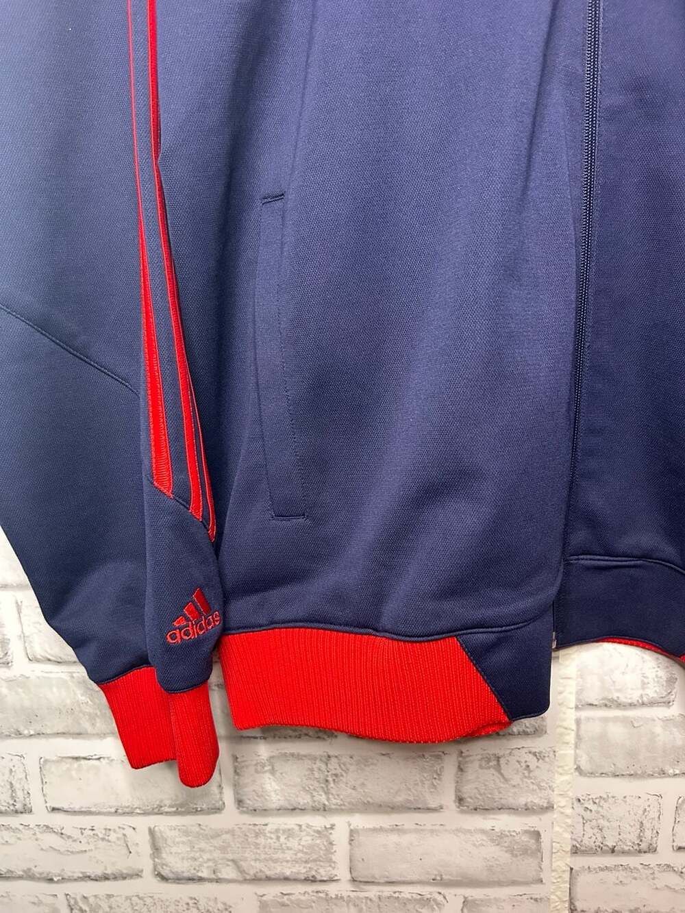 Vintage Adidas New Jersey Nets NBA Basketball Full-Zip Track Jacket - Picture 3 of 4